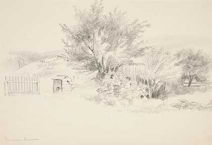景观`Landscape (19th century) by Truman Seymour