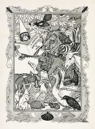 百家争鸣`A hundred anecdotes of animals pl 001 (1901) by Percy J. Billinghurst