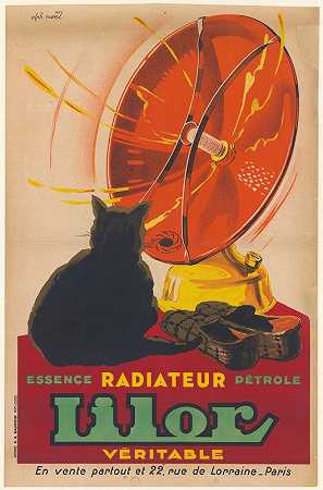 Lilor散热器`Radiateur Lilor (1930) by Alphonse Noël