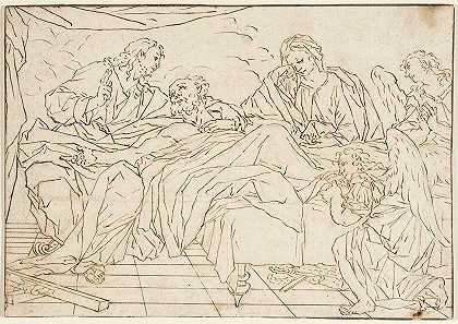 圣约瑟之死`Death of St. Joseph (18th century)