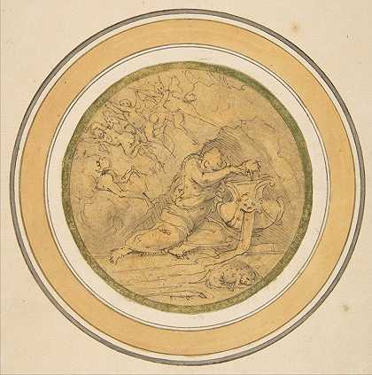 遗忘寓言`Allegory of Forgetfulness (ca. 1570) by Giorgio Vasari