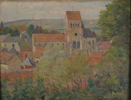 村庄`Village by Gustave Pierre