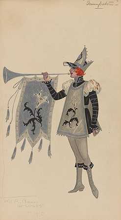 号手`Trumpeters (1912 ~ 1924) by Will R. Barnes