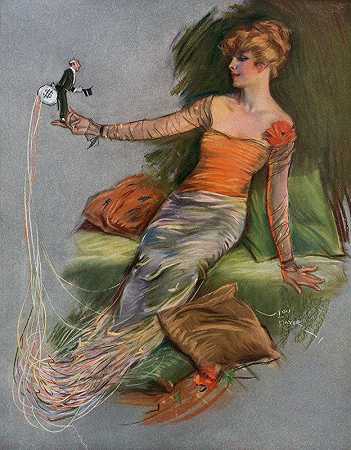 丝虫`The silk worm (1914) by Lou Mayer