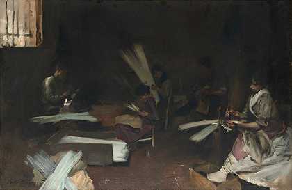 威尼斯玻璃工人`Venetian Glass Workers (1880~82) by John Singer Sargent