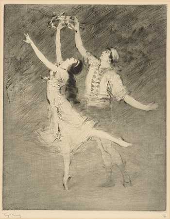 阿马里拉的巴甫洛娃和沃利宁`Pavlova and Volinin in Amarilla (1915 ~ 41) by Troy Kinney