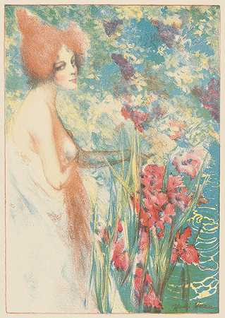 芙蓉`Fleur de Mai (ca. 1897) by Henri Héran