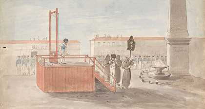 行刑，罗马`An Execution, Rome (1819) by Isaac Weld