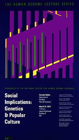 社会影响遗传学与大众文化`Social implications; genetics and popular culture (1992) by National Institutes of Health