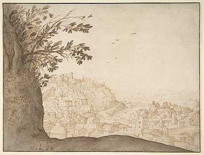 罗马景观`View of Rome by Willem van Nieulandt the younger
