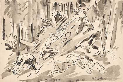 云杉`Smrekovica (1940) by Arnold Peter Weisz-Kubínčan