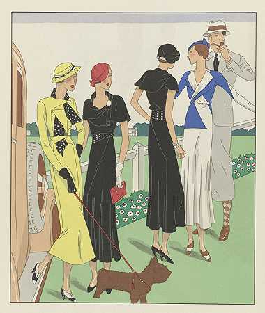 艺术品味美，《女性优雅》，1932年6月，第142期，12年级，第18页`Art – Goût – Beauté, Feuillets de l élégance féminine, Juin 1932, No. 142, 12e Année, p. 18 (1932) by H. Rouit