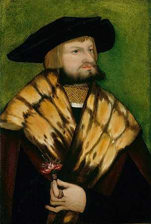 利昂哈德·富克斯肖像`Portrait of Leonhard Fuchs (1525)