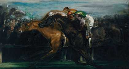 莱斯球场`Les Courses (1901) by Louis Anquetin