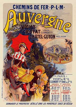奥弗涅`Lauvergne (1899) by Jules Chéret