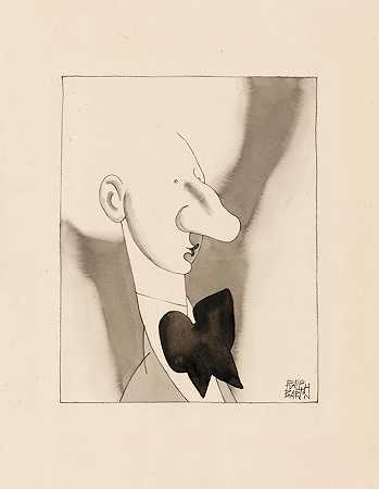 利奥波德斯托科夫斯基`Leopold Stokowski (1931) by Ralph Barton