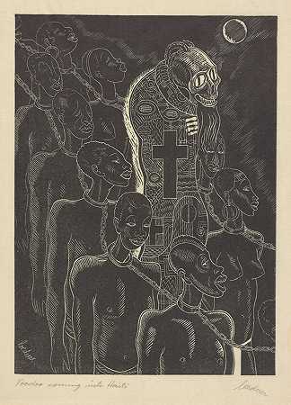 巫毒进入海地`Voodoo Coming into Haiti (1935~1943) by Richard A. Loederer