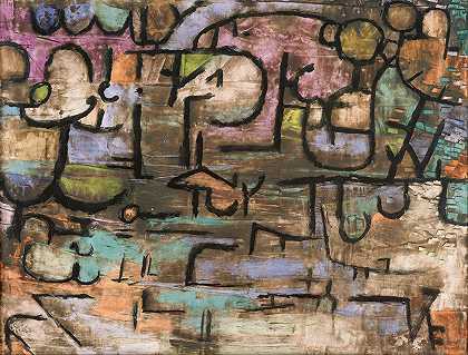 洪水过后`After The Flood (1936) by Paul Klee