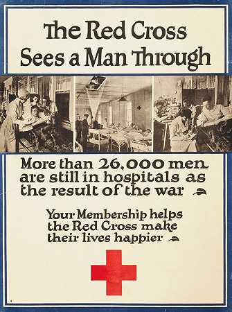 红十字会看穿了一个人`The Red Cross sees a man through (1919)