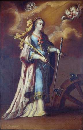 亚历山大的圣凯瑟琳`Saint Catherine of Alexandria by Juan Correa