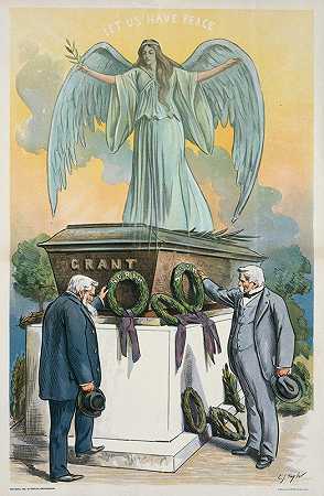 1897年4月27日，纪念格兰特纪念碑`In memory of the Grant monument dedication, April 27th, 1897 (1897) by Charles Jay Taylor