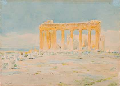 帕台农神庙，东立面`The Parthenon, East Facade by Henry Bacon