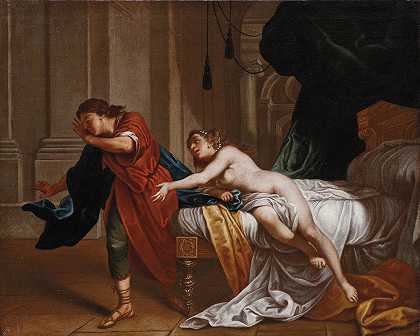 约瑟夫和波提乏妻子`Joseph And Potiphars Wife by Lazzaro Baldi