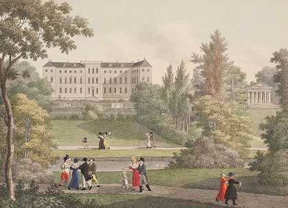 弗雷德里克斯堡城堡`Frederiksberg Slot (1823 – 1824) by Søren L. Lange