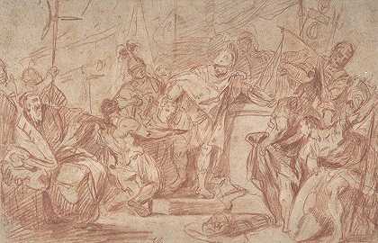 古史上的一幕`Scene from Ancient History (1738–70) by Nicola Marcola