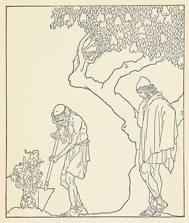 孩子们s荷马pl 60`The Childrens Homer pl 60 (1918) by Padraic Colum