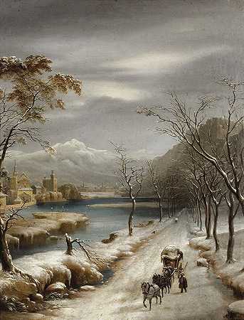 瓦莱斯地狱里的雪`Nevicato nel Inferno Vallese (19th Century) by Annibale Angelini
