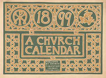 1899年，教堂日历`1899, a church calendar (1899)