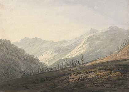 蒂罗尔，快发霉了`Near Sterzing, Tyrol (ca. 1795) by Thomas Girtin