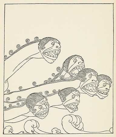 孩子们s荷马pl 44`The Childrens Homer pl 44 (1918) by Padraic Colum