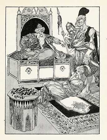 44个土耳其童话Pl 37`Forty~four Turkish fairy tales Pl 37 (1913) by Willy Pogany