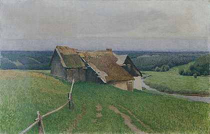 高地上的房子`Das Haus auf der Höhe (1904) by Ferdinand Brunner