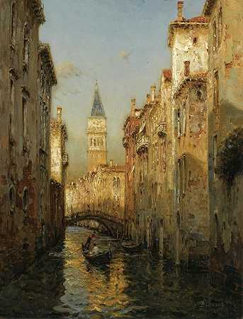威尼斯景色`Vue de Venise by Bouvard