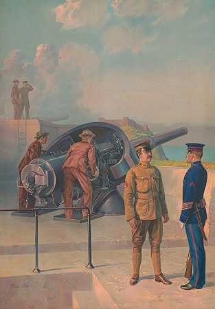 菲律宾平原海岸炮兵队B`Phillippines coast Artillery on the plains B (1890)