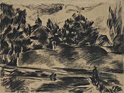 人`Olsany (1916) by Jan Trampota