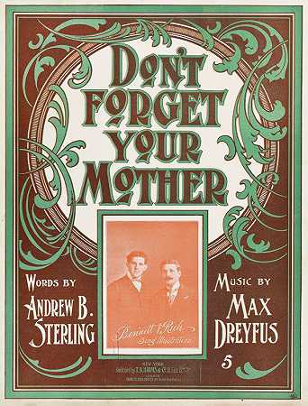 唐别忘了你的母亲（还有亲爱的老家）`Dont forget your mother (and the dear old home) (1899)