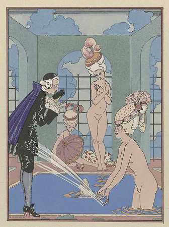 水`LEau (1917 ~ 1920) by George Barbier