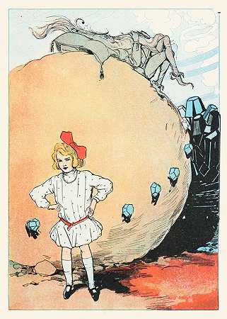 Ozma of OzPL 34`Ozma of Oz pl 34 (1907) by John Rea Neill
