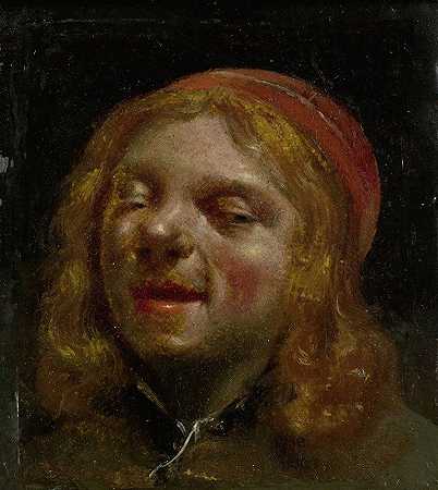 自画像，即所谓的简·法布斯的肖像`Self Portrait, The so~called Portrait of Jan Fabus (1660 ~ 1661) by Moses ter Borch