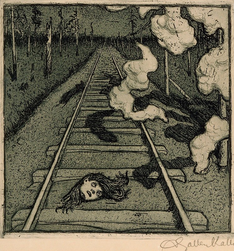 基斯科`Kiskot (1897) by Akseli Gallen-Kallela