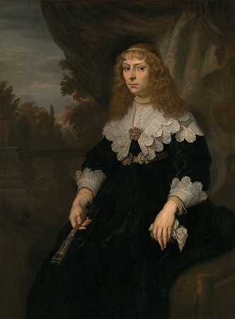 伊娃·吉尔温克（1619-1698）`Eva Geelvinck (1619~1698) (1639) by Joachim Von Sandrart