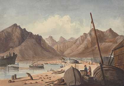 地中海港口`Mediterranean Port (1848) by Charles Dyce