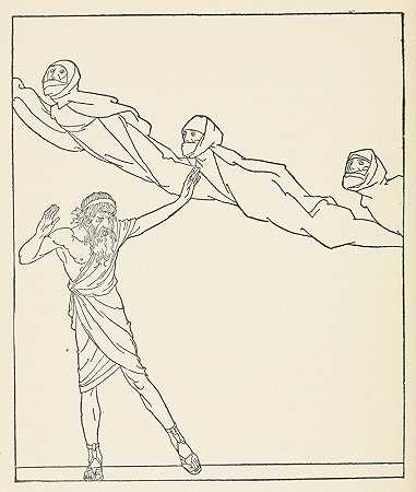 孩子们s荷马pl 56`The Childrens Homer pl 56 (1918) by Padraic Colum
