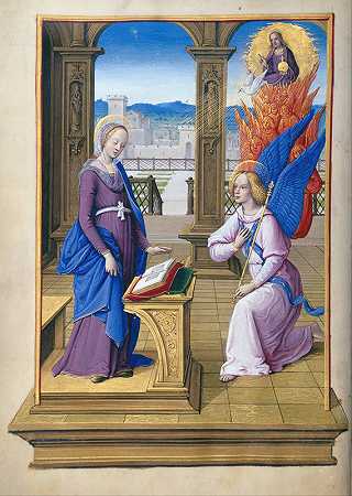 账簿小时亨利八世d英国`Livre dheures dHenri VIII dAngleterre (circa 1500) by Jean Poyer