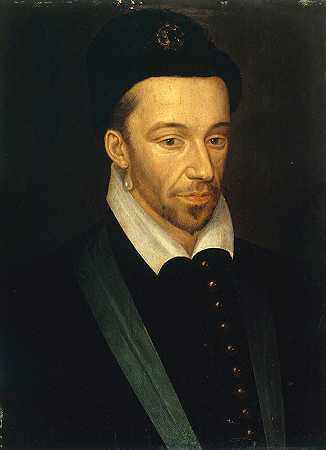 肖像亨利三世（1551-1589），法国国王`Portrait dHenri III (1551~1589), roi de France (1580) by François Quesnel