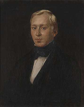 扬·帕布兹斯基的肖像`Portrait of Jan Pabudziński (1850) by Feliks Pęczarski
